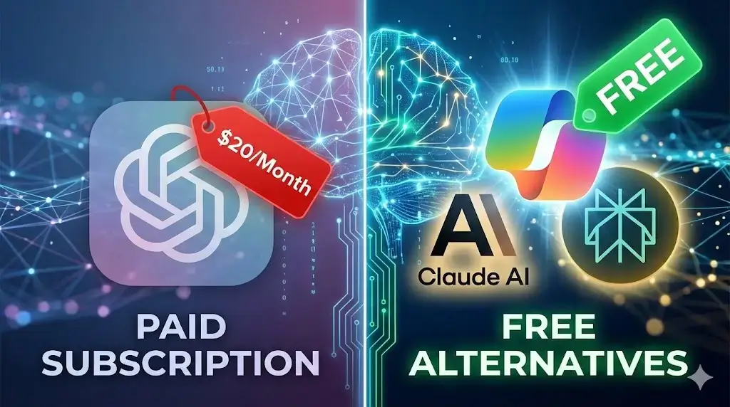 ChatGPT Plus Free Alternatives: ₹2000 Kyu Dena? 3 Best Free AI Tools (2026)