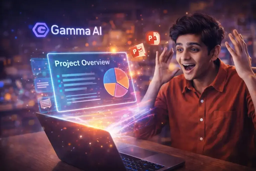 Free AI PPT Maker: 1 मिनट में Presentation कैसे बनाएं? (2026)