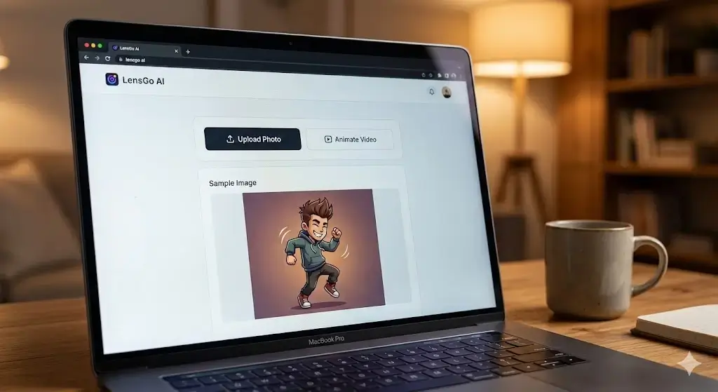 LensGo AI Video Generator Interface