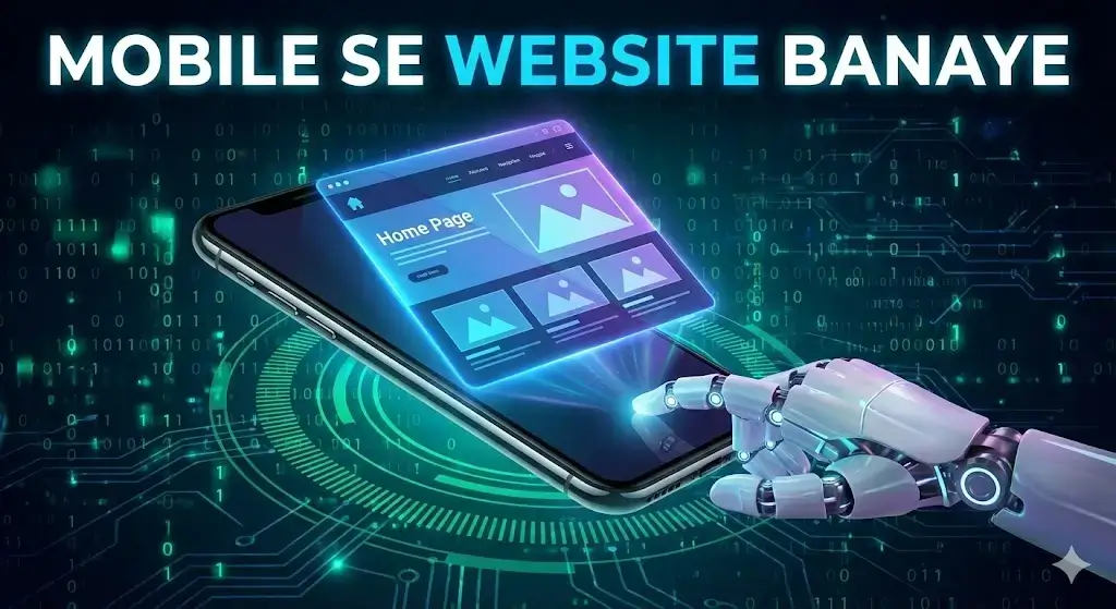 Mobile Se Website Kaise Banaye? (Free AI Website Builder 2026)