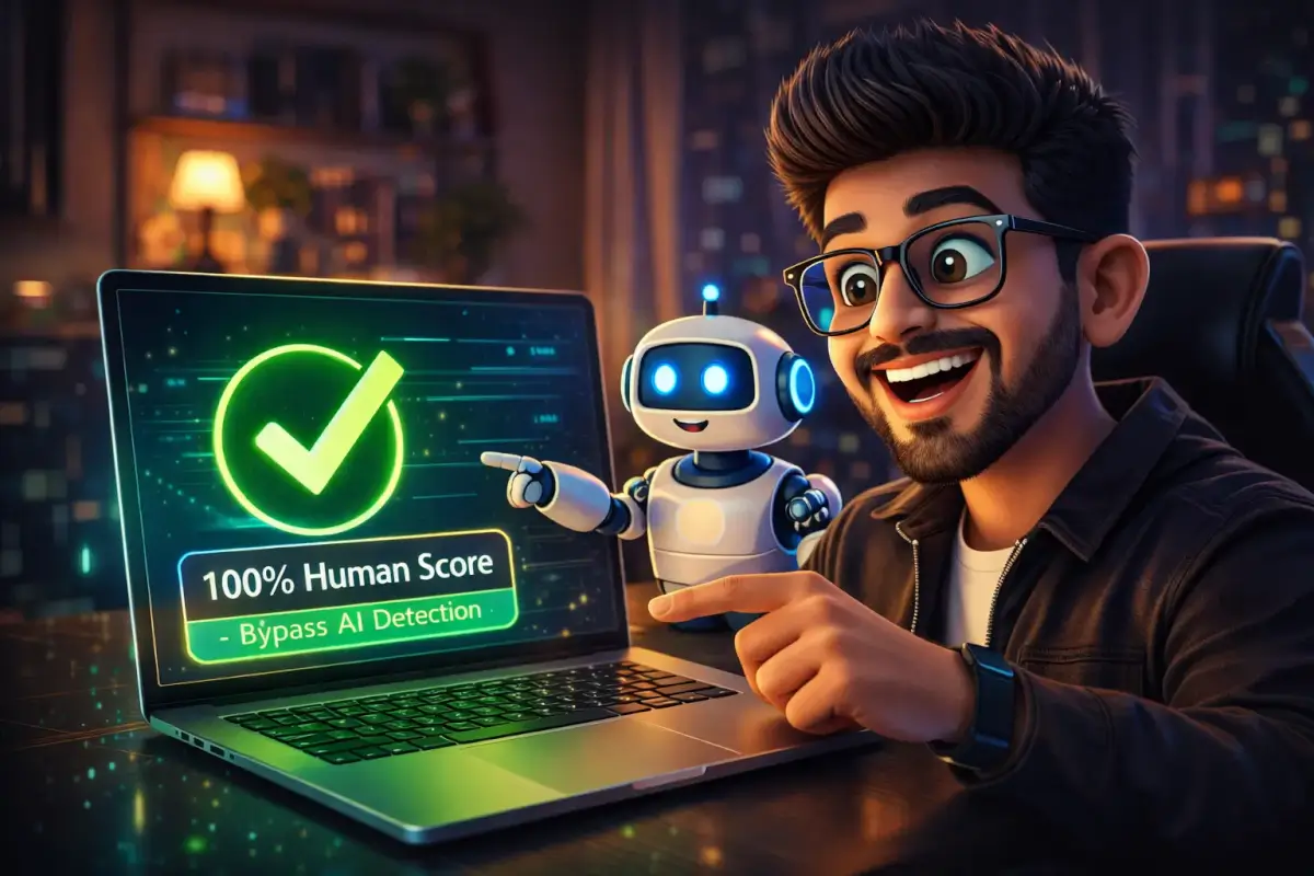 AI content ko human text me kaise badle