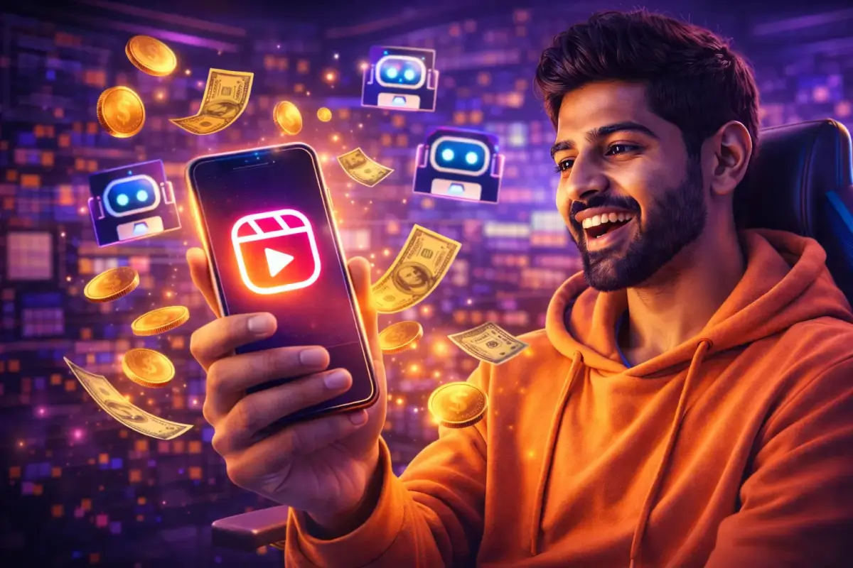 AI se Instagram Reels banakar paise kaise kamaye 2026