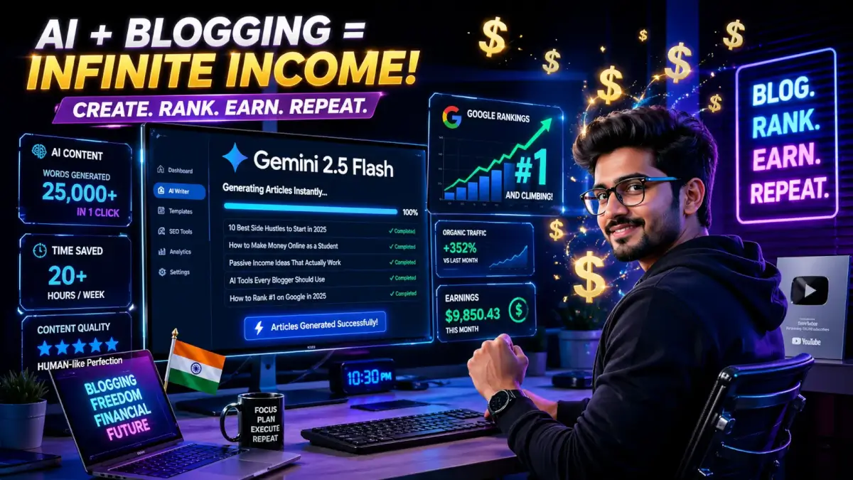 Gemini 2.5 Flash se paise kaise kamaye 2026