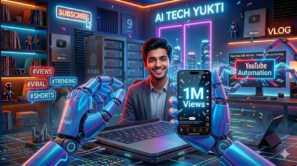 YouTube Shorts Automation AI Free 2026 ЁЯШ▒ | 1 Click Mein 1000 Views Ka Secret!