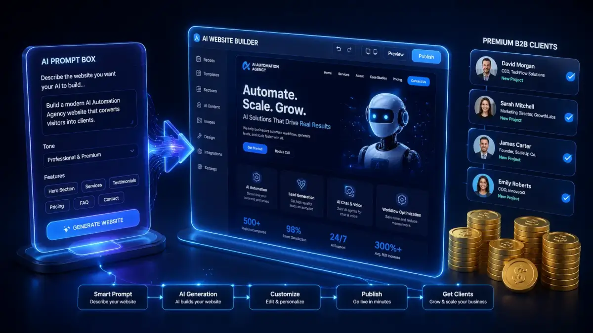 AI Automation Agency Website Prompt 2026