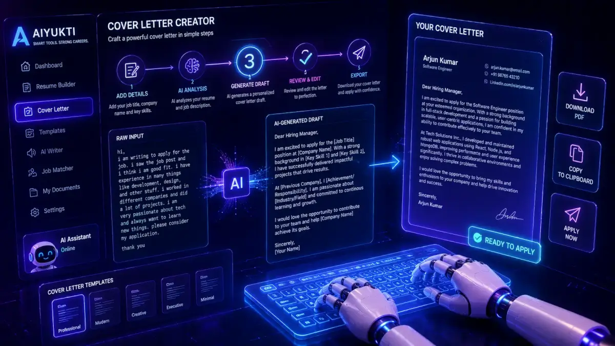 Free AI Cover Letter Generator 2026